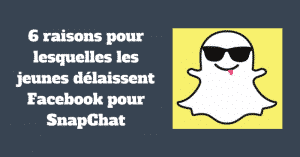 6 raisons pour lesquelles les jeunes délaissent Facebook pour SnapChat