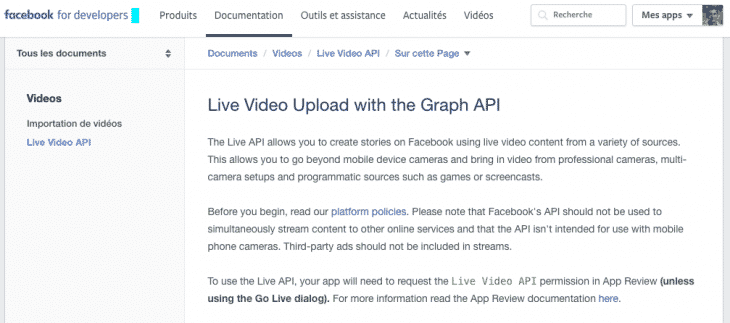 Live Video API