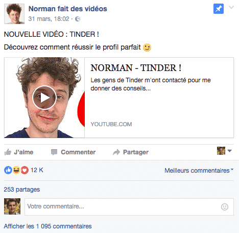 Norman Tinder Youtube