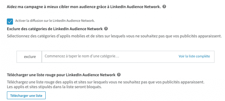 LinkedIn Audience Network